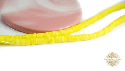 copy of Perles heishi 6mm  pastels x 100 pâte polymère pastel