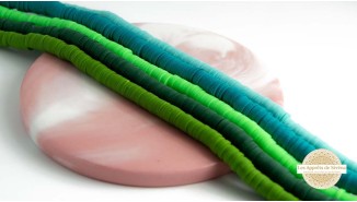 copy of Perles heishi 6mm  pastels x 100 pâte polymère pastel