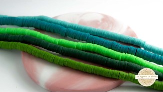 copy of Perles heishi 6mm  pastels x 100 pâte polymère pastel