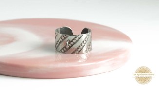 Bague support pendentif en acier