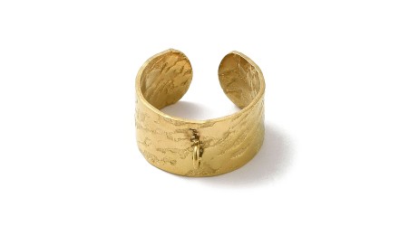 copy of Support bague serpent en acier inoxydable doré plaqué 18K