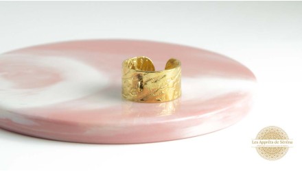 copy of Support bague serpent en acier inoxydable doré plaqué 18K