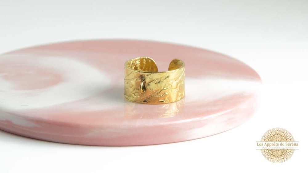 copy of Support bague serpent en acier inoxydable doré plaqué 18K