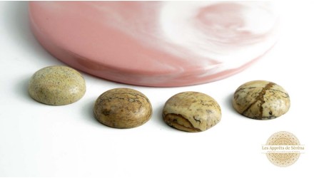copy of Cabochon 12mm agate indienne naturelle