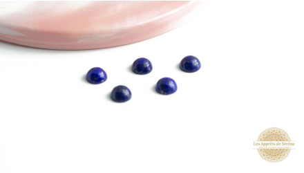 Cabochon 06mm lapis