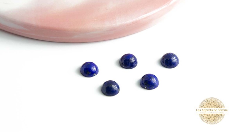 copy of Cabochon 12mm agate indienne naturelle