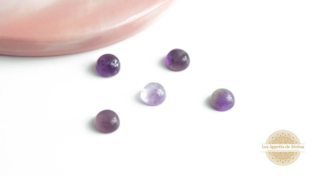 copy of Cabochon 12mm agate indienne naturelle