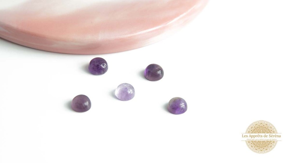 copy of Cabochon 12mm agate indienne naturelle