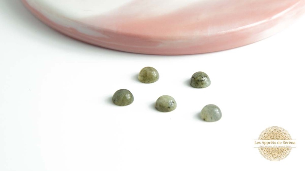 copy of Cabochon 12mm agate indienne naturelle