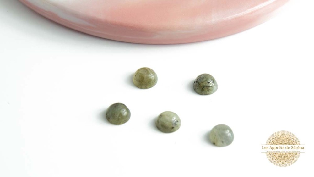 copy of Cabochon 12mm agate indienne naturelle