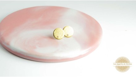 Puces d'oreille acier