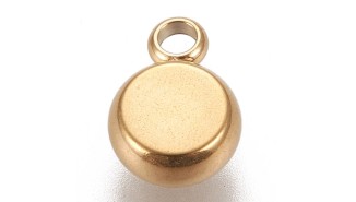 supports cabochon 04mm acier inoxydable or