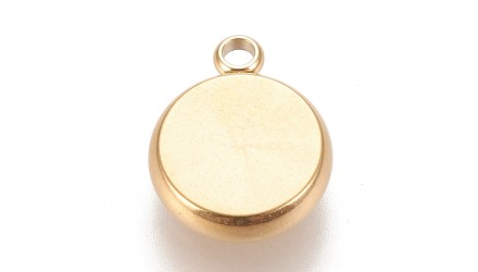 supports cabochon 08mm acier inoxydable or