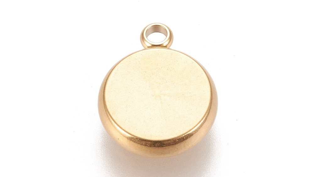 supports cabochon 08mm acier inoxydable or