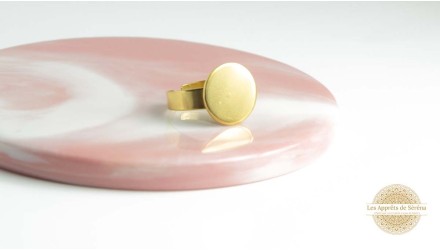 copy of Support bague serpent en acier inoxydable doré plaqué 18K
