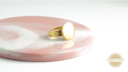 Support bague à coller 14mm en acier