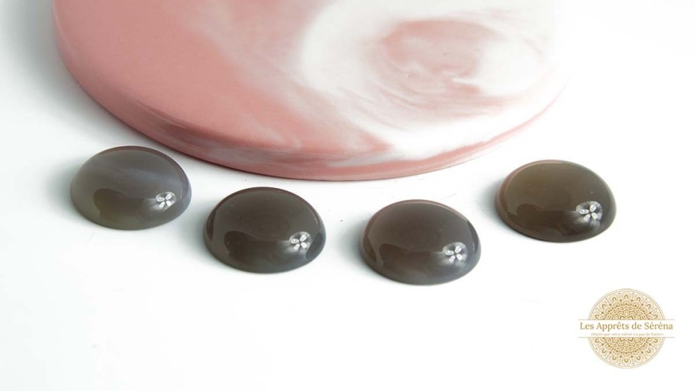 copy of Cabochon 12mm agate indienne naturelle
