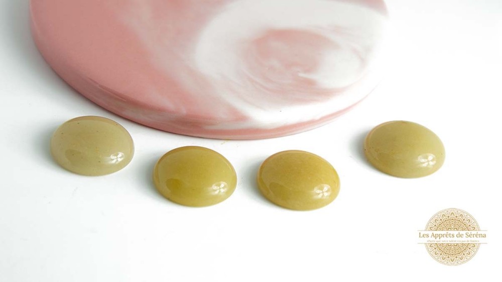 copy of Cabochon 12mm agate indienne naturelle