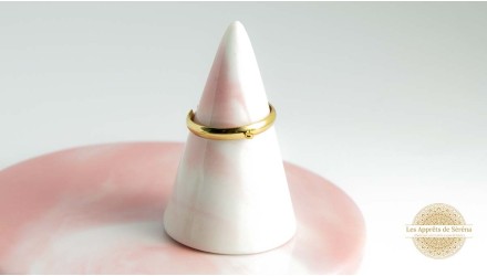 copy of Support bague serpent en acier inoxydable doré plaqué 18K