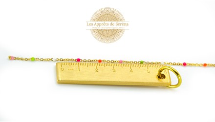 chaine émaillée acier