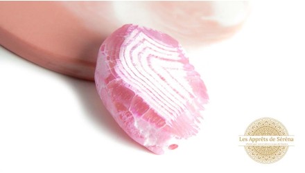 agate de feu rose pale