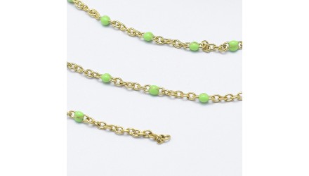 chaine vert anis