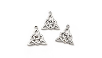 Pendentif Triskel acier inoxydable