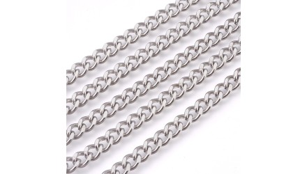 maille gourmette 6x5mm