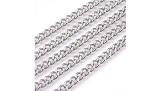 maille gourmette 6x5mm