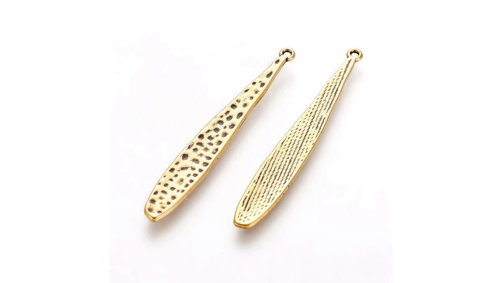 Pendentif goutte or