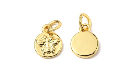 Pendentif abeille en laiton