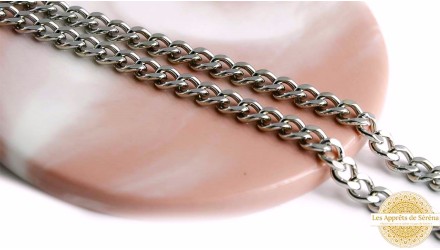 maille gourmette 6x5mm