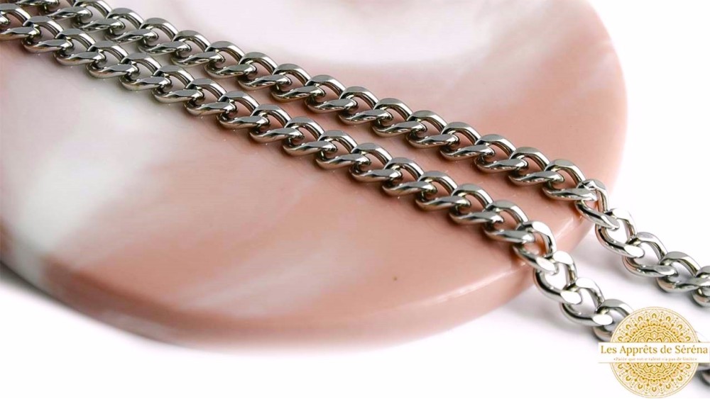 copy of Chaîne acier 304 maille gourmette 3x2mm