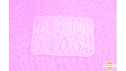 Moules pour pendentifs feuilles en résine UV