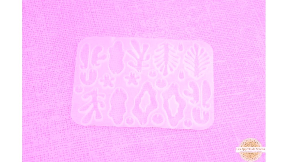 Moules pour pendentifs feuilles en résine UV