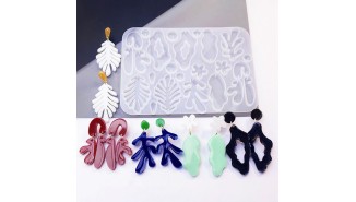 Moules pour pendentifs feuilles en résine UV