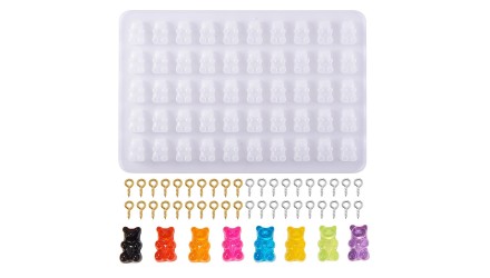Moule pour pendentif ourson