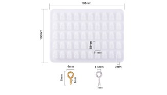 Moule pour pendentif ourson avec attache à visser