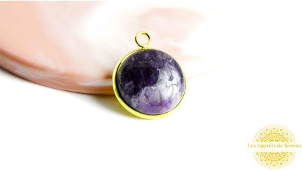 copy of Cabochon 12mm agate indienne naturelle