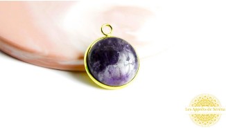 copy of Cabochon 12mm agate indienne naturelle