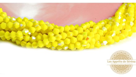 toupie verre en 4mm jaune