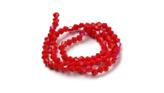 copy of Perles toupie verre en 4mm jaune AB