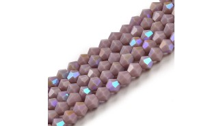 Perles toupie verre