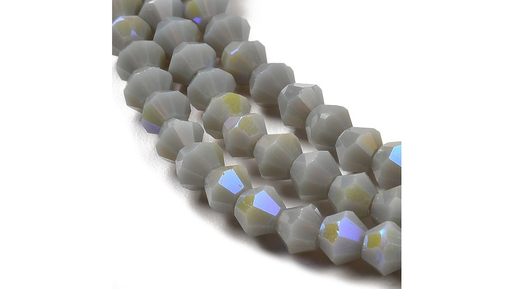 Perles toupie verre