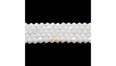 toupie verre en 4mm blanche AB