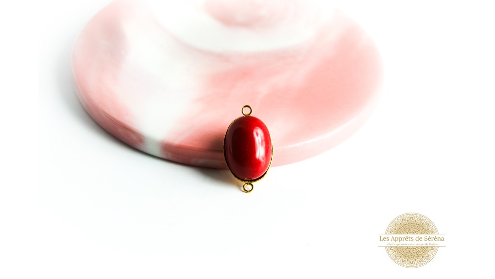 copy of Cabochon 12mm agate indienne naturelle