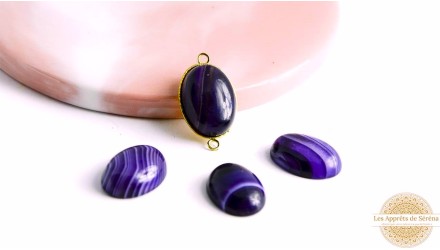 copy of Cabochon 12mm agate indienne naturelle