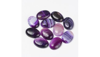 copy of Cabochon 12mm agate indienne naturelle