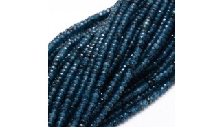 Perles à facettes 4x2mm en jade