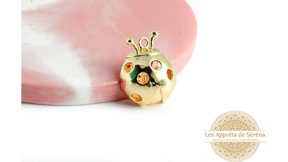 coccinelle en laiton